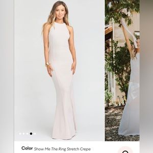 Show me your mumu Chicago High Neck Gown( color- show me the ring)